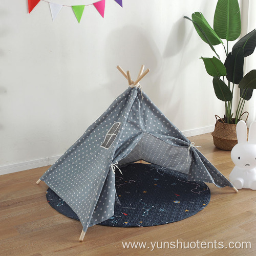 Indoor and outdoor children's teepee indian tents